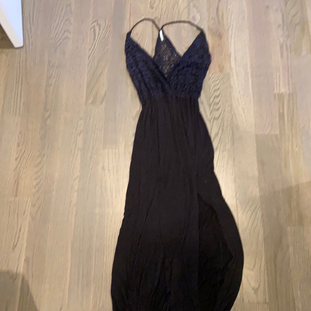 black cover up dress